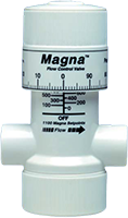 Magna™ Series 608 White Nylon Flow Control Valve